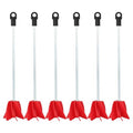 6-Pack Helix Paint Mixer Attachment for Drill 11.8", 1-5 Gal - color: 6 Pcs