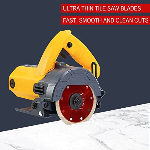 GoYonder Super Thin 4" Grinder Blades Tile Blade, Diamond Saw Blade for Cutting Porcelain Tiles Granite, 105mm Tile Cutting Blade for Angle Grinder (4"-105mm(Red)) - size: 4"-Red