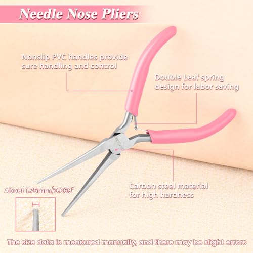 6-Inch Small Needle Nose Pliers for Jewelry Making, Smooth Jaws - style: Needle Nose Pliers