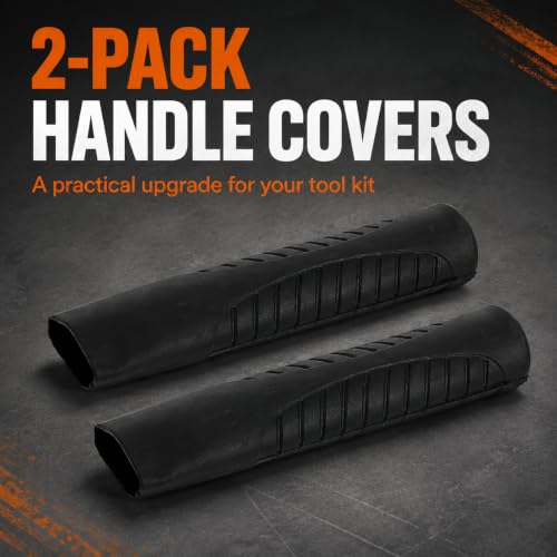 Hammer Handle Covers 2-Pack Plastic Black 25mm Hole Diameter