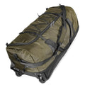 110L Expandable to 140L 32” Foldable Oxford Soft-Sided Rolling Duffle Bag with 2 Heavy-Duty Wheels,2 Large Compartments,Adjustable Shoulder Strap and Attached Organizer Pouch,Green - color: Army Green
