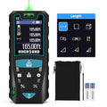 Laser Measuring Tool 165ft, RockSeed S2C Red Beam Laser Measure with Rotatable HD IPS Color Screen, 12 Measurement Modes, 3 Leveling Modes, 5 Units Switchable, for Stake Marking - color: Green Laser