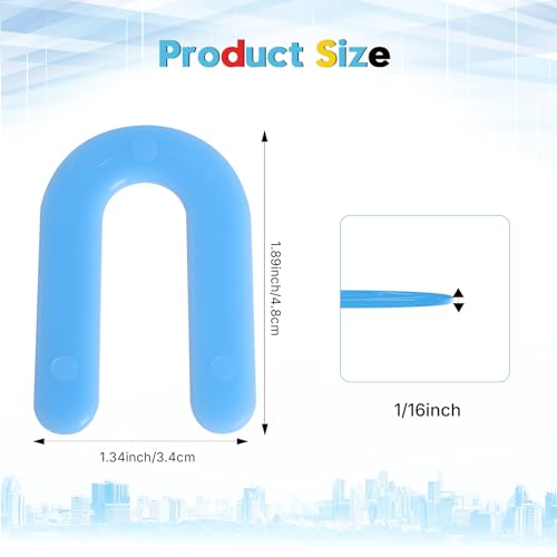 U Shaped Tile Spacers 1/16 Inch, 500Pcs Plastic Shims for Floor - color: Blue, size: 1/16x500pc