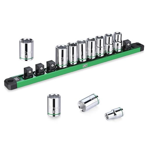 SK 1/2" Drive Socket Set, Metric Sockets, 11-Piece 10-20mm - size: Shallow, style: Metric