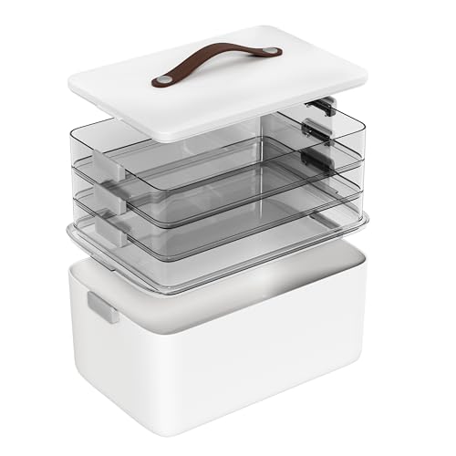 MOPALL Craft Medicine Cabinet Organizers Storage Box for Art Supply Sewing