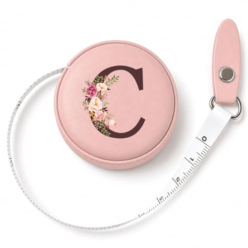 Maicican Retractable Tape Measure, Pink Leather Sewing Measuring Tape, C - color: Tape Measure-Pink C