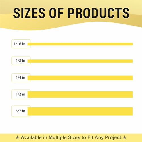 YONGJIN Multi-Size Pinstripe Tape, 1/16", 1/8", 1/4", 1/2", 5/7" - size: 1/16", 1/8", 1/4", 1/2", 5/7"