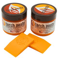 Torch Paste - The Original Wood Burning Paste | Made in USA Heat Activated Non-Toxic Paste for Crafting | Accurately & Easily Burn Designs on Wood, Canvas, Denim & More - Pack of 2 Jars + 2 Squeegees - size: 2 Jars (3 oz each) + 2 Squeegees