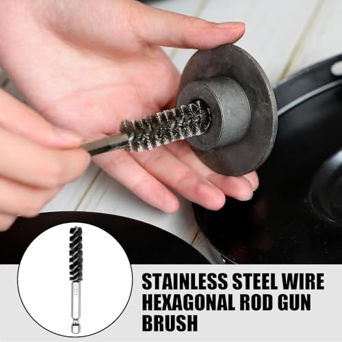 Golf Club Cleaning Brush with Ferrules Tool, Dual Head Stainless Steel Shaft and Hosel Cleaner for Golfers Players Coaches, Perfect for Iron or Wood Hybrid Clubs