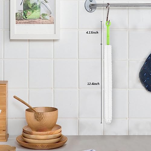 Sewer Drain Brush, Drain Clog Remover, 17inch Flexible Long Pipe Hair Clogs Catcher Cleaner Tool for Toilet, Kitchen Sink, Bathroom Tub, Sewer Drain - color: White Hair 17inch