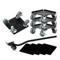 Furniture Movers with Wheels & Furniture Lifter Set, Easy to Moving Heavy Furniture, for Moving Heavy Furniture, Refrigerator, Sofa, Cabinet360° Rotation Wheels Double Bearing Roller Mute - size: Big