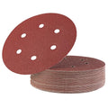 S SATC 30 Pack 6 Inch Hook and Loop Sanding Discs 40 60 80 100 120 150 180 240 320 600 800 1000 Grit Red Sandpaper 6 Hole Random Orbital Sander Pads - style: 6 Hole Red