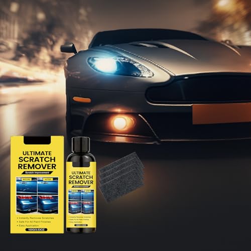 Ultimate Scratch Remover Paste, 3.53 Fl Oz, 2 Pack, Car Deep Scratch Repair Plastic Polish