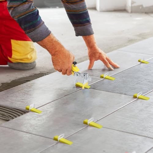 Storystore 1000pcs Reusable Tile Wedges for 1/8", 1/16", 1/32" Tile Spacers - size: 1000