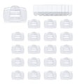 MOVELYST Clear Indoor Large Cord Clips, 20 Clips+28 Strips, Damage-Free - size: L-20 PCS