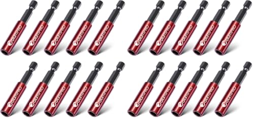 10PCS 1/4" Strong Magnetic Extension Bit Holder,Hex Shank S2 Steel Magnetic,Screwdriver Extension,Quick-Change Hex Shank Set (Pack of 2) - size: 10PCS (Pack of 2)