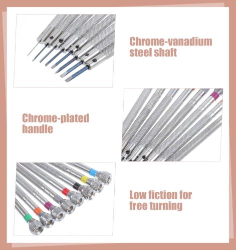 Watch Repair Screwdriver Set, Watch Link Screwdriver, 0.6-2.0 mm
