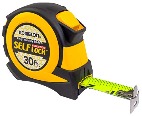Komelon EV2830; 30' x 1" Self-Lock Evolution Tape Measure - size: 30 ft