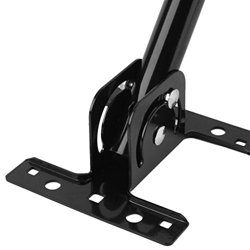 Adjustable Satellite Dish Antenna Mount 1 Inch for Roof or Wall Installation, TV J Pole Mounting Bracket Weatherproof, Hardware Included