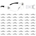 toolant Bulk Safety Glasses with ANSI Z87.1 / UV 400 Standard, Clear and Smoke Grey - color: Clear