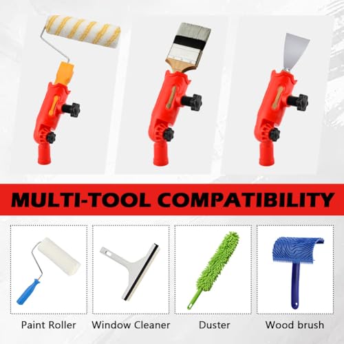 Multi-Angle Paint Brush Extender for High Ceiling,Paint Edger Tool