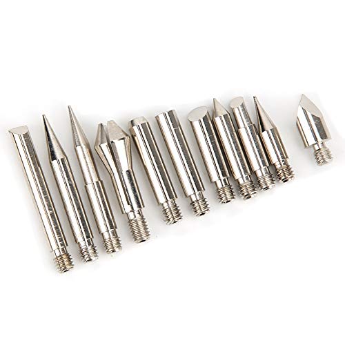 28Pcs Soldering Iron Tips Kit Wood Burning Pen Tips Soldering Iron Replacement Tips Pyrography Craft Tool, Solder Soldering Iron Tip