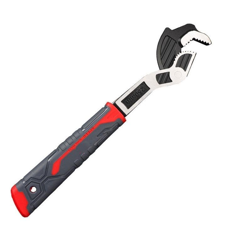 BUYOHLIC 6,8,10 & 12 Inches Self Adjusting Locking Wrench Multifunctional Universal Adjustable Pipe Wrench Plumbers Wrench (6'',8'' & 10'' Inches) - size: 6'',8'' & 10'' Inches
