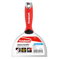 Goldblatt 6" Putty Knife, Stainless Steel Scraping Paint, Putty Knife Scraper with Hammer End, Soft Grip, Perfect for Drywall Repairing and Finishing - size: 6 Inch