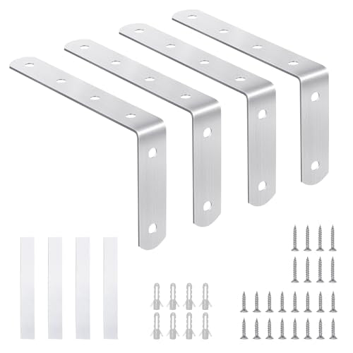 furniture anchors anti-tip baby proofing: Safety Straps Kit for Dresser Secure 400 lbs Bookcase to Wall Cabinet Wall Anchor 4 Pack - size: middle(4 pack)