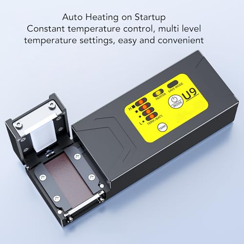 Fiber Optic Thermal Stripper, Automatic Heating USB Charging 2500mAh Battery Aluminum Alloy for Bundle Ribbon and Bare Fibers Professional Use