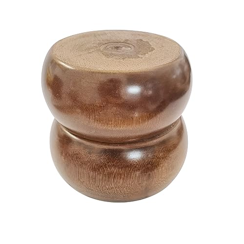 2 Inch High Wooden Sofa/Bed Riser Round Shaped Wood Furniture Legs/Couch Legs/Replacement Sofa Feet/Dresser Leg Set of 4 Diameter: 3.7inch, Walnut - color: Walnut, size: Diameter: 3.7inch