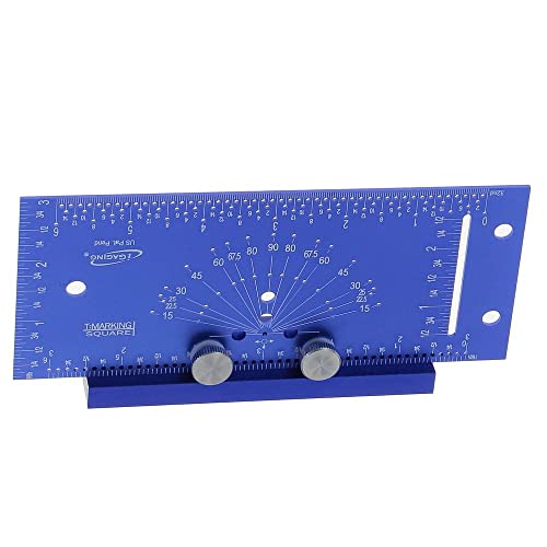 iGaging T-Marking Square Rule 6" Bevel Gauge Center Finder Set EZ Marking Hole