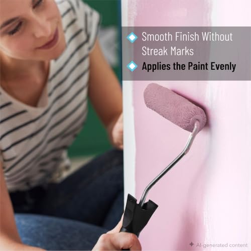 Bates Paint Tool Set - 4" Roller, Foam & Mini Rollers, Tray & Covers - style: Microfiber 4", 5 pcs
