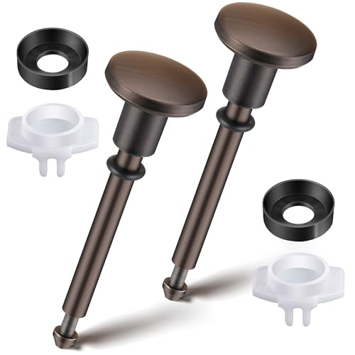 Enhon 2 Set Tub Spout Diverter Repair Kit (Oil Rubbed Bronze, Classic) | Includes 2 x Diverter Valve Stems, 2 x Cup Seals and 2 x Gates, Bathroom Shower Bathtub Leaky Faucet Repair Replacement Parts - color: Oil Rubbed Bronze