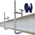 2-Pack Heavy Duty 16"(400x120mm) F-Clamp w/ 4-3/4" Throat Depth, Bar Size 1"x15/32", 1400LB Clamping Force, Drop Forged Steel Bar Clamps for Wood, Metal, Pipe, Welding and DIY Projects - size: 16" x 4-3/4"D - 2PC, style: 1400LB