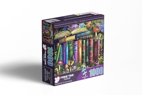 Adult Jigsaw Puzzle 1000 Piece Books - color: Natures Knowledge