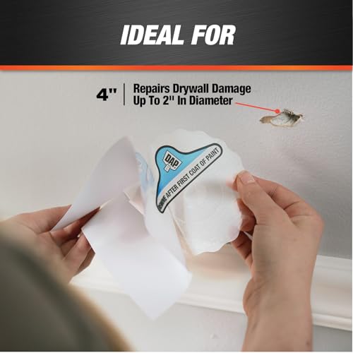 DAP Eclipse Rapid Wall Repair Patch, 4 in (7079809163) - size: 4 Inch