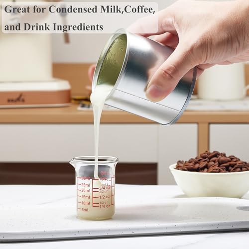 Ackers BORO3.3 Glass Measuring Cups with V-Spouts, 30 ml/1 oz, 2 Pack - size: 30 ML/1 OZ(Pack of 2)