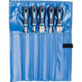 Pferd 11800552 Type Cut 2 Machinist's File Set, Multi-Colour, 300 mm, 5-Piece - size: 11.8 Inch