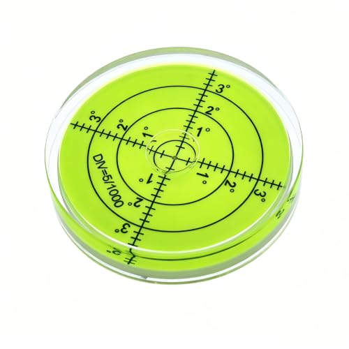 Universal universal level, bubble level tool, circular 2.4 inches, 60mm (acrylic) - color: Acrylic