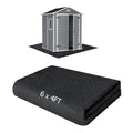 6x4FT Outdoor Storage Shed Floor Mat, Tent Carpet for Camping Furniture - size: 6 x 4 FT