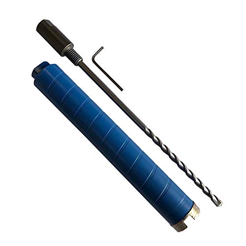2-1/4" Dry Diamond Core Bit w/Pilot for Brick & Block, 5/8"-11 - size: 2-1/4"