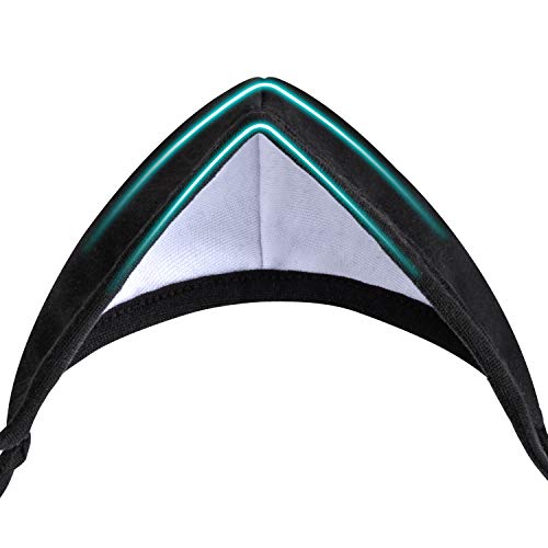 Black Dust Face Mask - All Cotton - Reusable Cloth Comfy Fabric Mask | for Adults Women Outdoor Sport Travel, Washable Breathable Half Face Cloth Mouth Masks with Earloop - color: Pack 8 Black