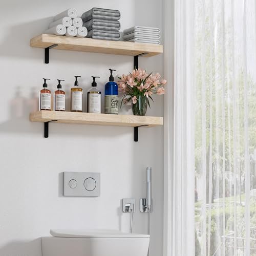 4Pack 5inch Shelf Brackets, Black Floating Shelf Bracket - size: 5inch, style: 4PCS