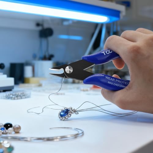2-Piece Precision Pliers Set 5 Inch Mini Needle Nose Pliers & Wire Cutters - size: Needle Nose Pliers & Flush Cutters
