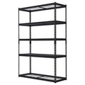 48x18x72 Inch Garage Shelving Heavy Duty, Storage Shelves 2500Lbs Capacity, Adjustable Metal Shelving Unit, 5 Tier Industrial Shelves for Basement Workshop - size: 48 x 18 x 72 inches