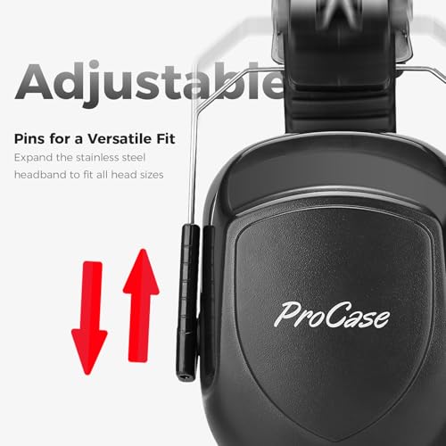 ProCase Hearing Protection Ear Muffs SNR 33dB, Noise Cancelling Headphones - color: 1 - Purple