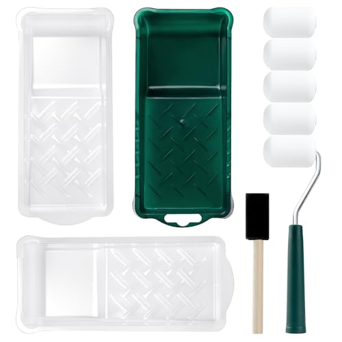 Foam Paint Roller Kit, 10 Pack, 2 Inch Mini Paint Roller Set