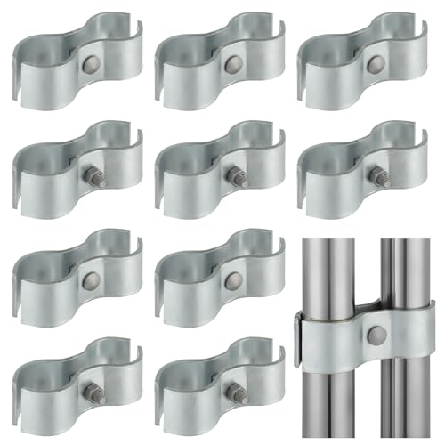 10 Sets 1-5/8 inch Chain Link Fence Panel Clamps - size: 10 Sets-1-5/8 inch
