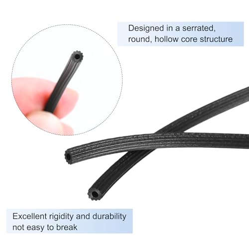 uxcell Screen Spline, 0.09"x100FT Round Window Screen Repair Retainer Spline for Door Window Screens Replacement, Black - size: 0.09" x 100ft